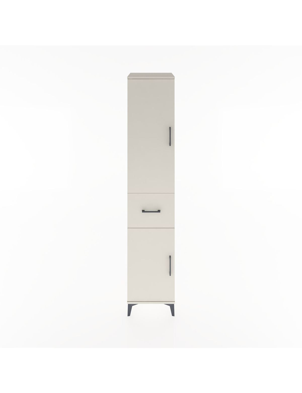 Hyperion Dolap 3 Raflı Tek Çekmeceli Tek Askılı 44x44x221 Aytaşı-Aytaşı