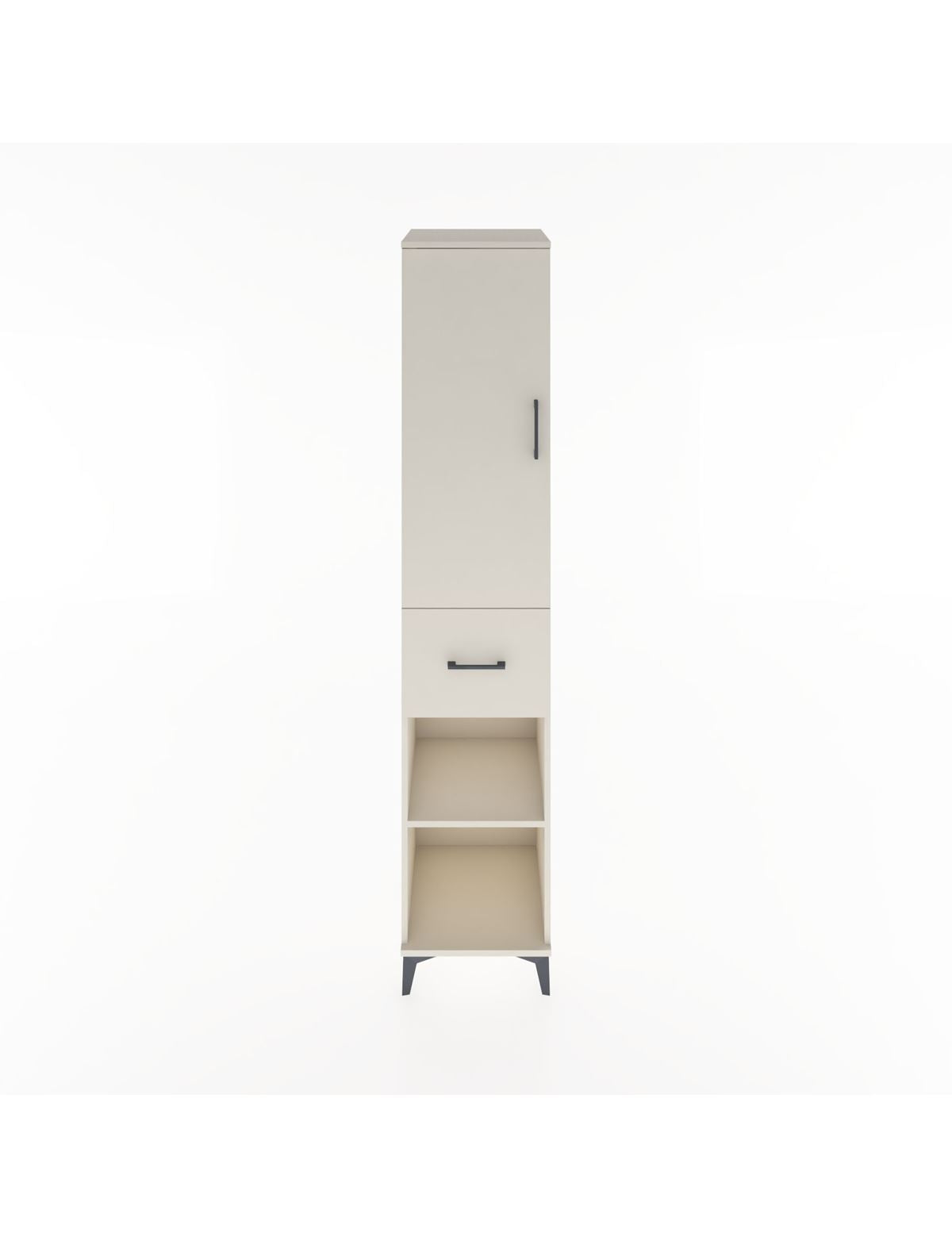 Hyperion Dolap 3 Raflı Tek Çekmeceli Tek Askılı 44x44x221 Aytaşı-Aytaşı