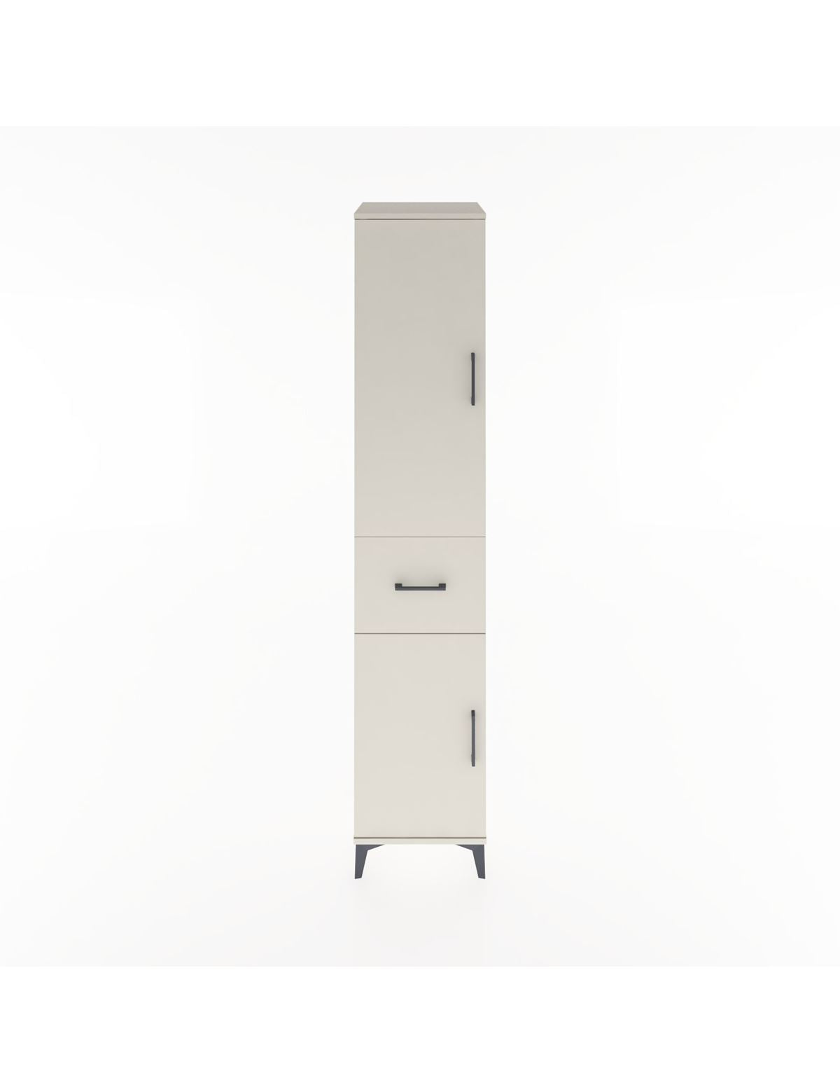 Hyperion Dolap 4 Raflı Tek Çekmeceli 2 Kapaklı 44x44x221 Aytaşı-Aytaşı