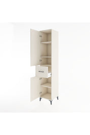 Hyperion Dolap 4 Raflı Tek Çekmeceli 2 Kapaklı 44x44x221 Aytaşı-Aytaşı