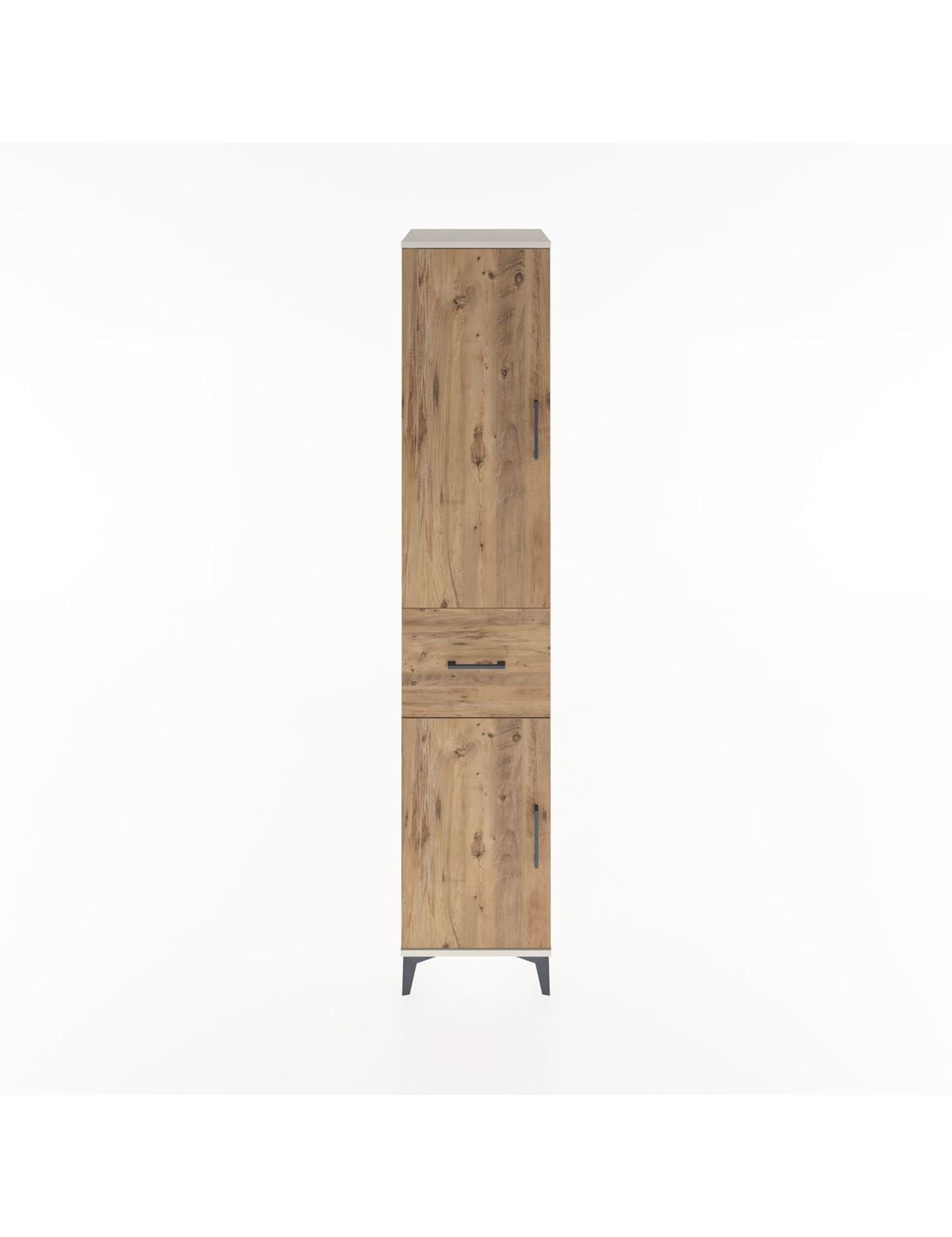 Hyperion Dolap 4 Raflı Tek Çekmeceli 2 Kapaklı 44x44x221 Aytaşı-Çam