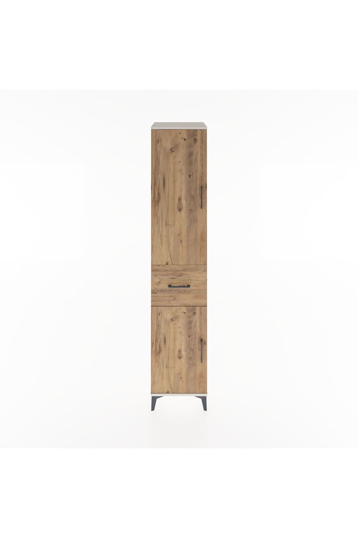 Hyperion Dolap 4 Raflı Tek Çekmeceli 2 Kapaklı 44x44x221 Aytaşı-Çam