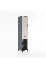 Hyperion Dolap 4 Raflı Tek Çekmeceli Tek Kapaklı 44x44x221 - S61M205V4B