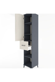 Hyperion Dolap 4 Raflı Tek Çekmeceli Tek Kapaklı 44x44x221 - S61M205V4B
