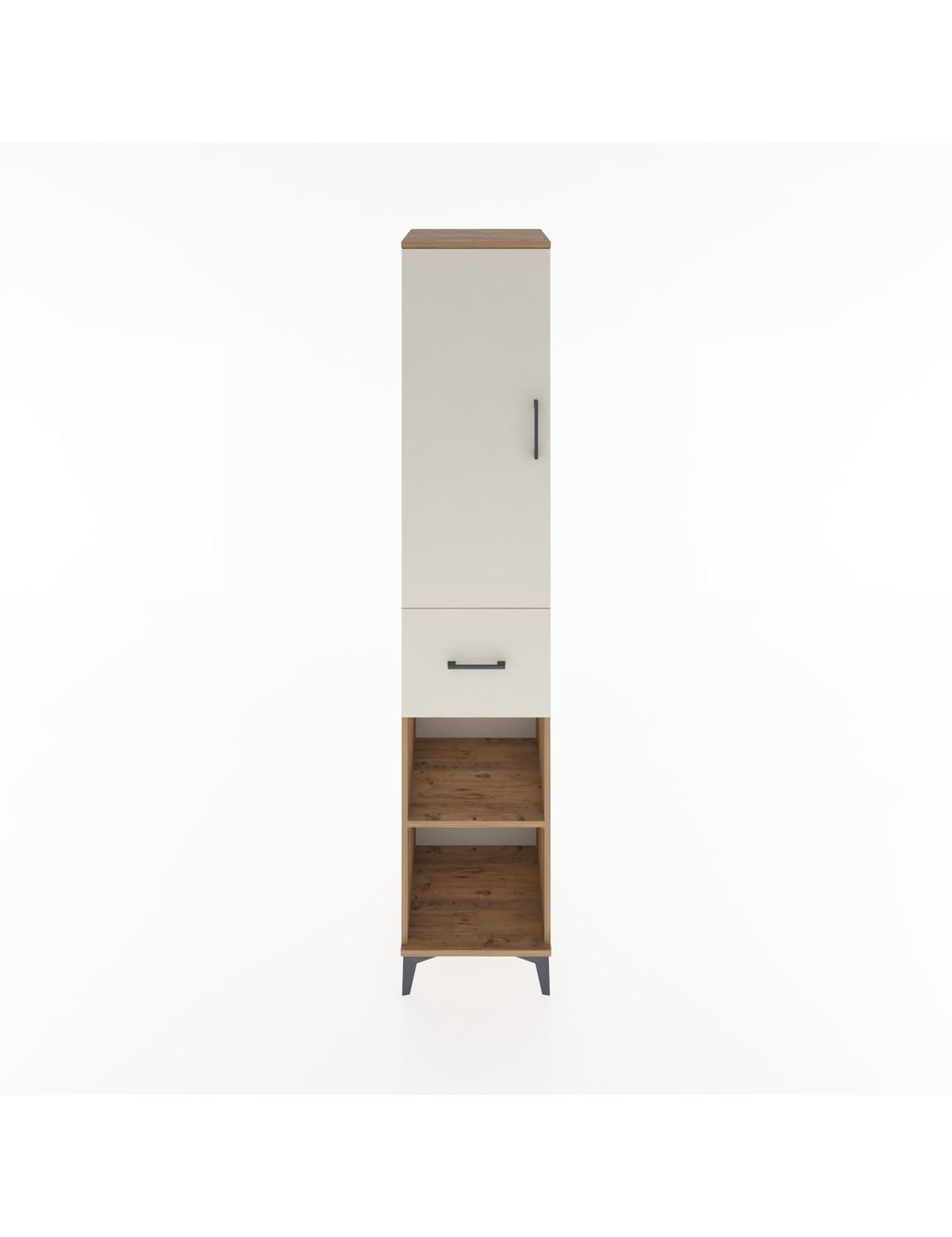 Hyperion Dolap 4 Raflı Tek Çekmeceli Tek Kapaklı 44x44x221 - S61M205V7B