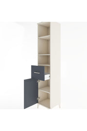 Hyperion Dolap 4 Raflı Tek Çekmeceli Tek Kapaklı 44x44x221 - S61M206V2B