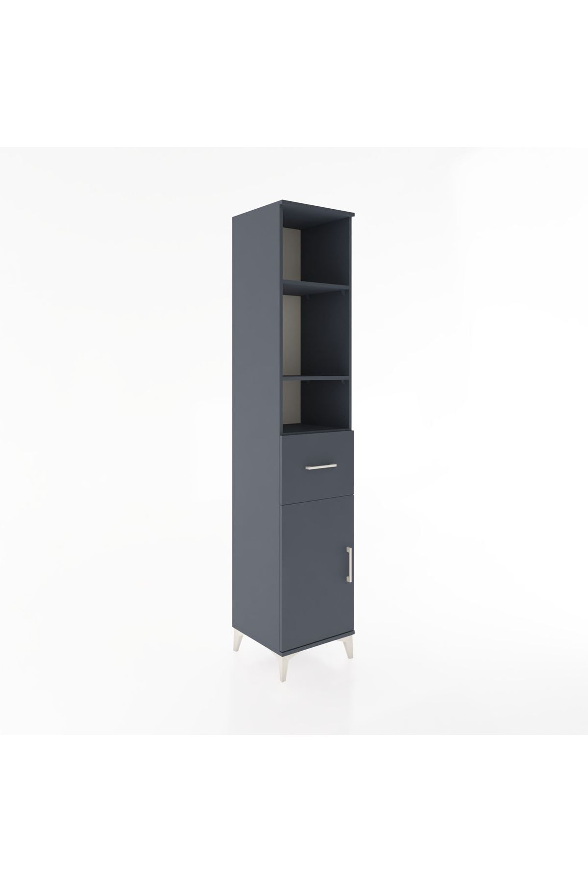 Hyperion Dolap 4 Raflı Tek Çekmeceli Tek Kapaklı 44x44x221 - S61M206V5B