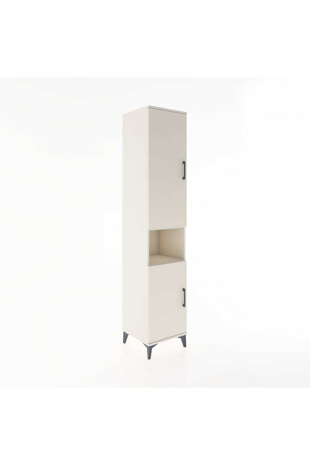 Hyperion Dolap 4 Raflı 2 Kapaklı Tek Askılı 44x44x221 - S61M207V1B