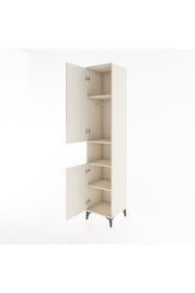Hyperion Dolap 4 Raflı 2 Kapaklı Tek Askılı 44x44x221 - S61M207V1B