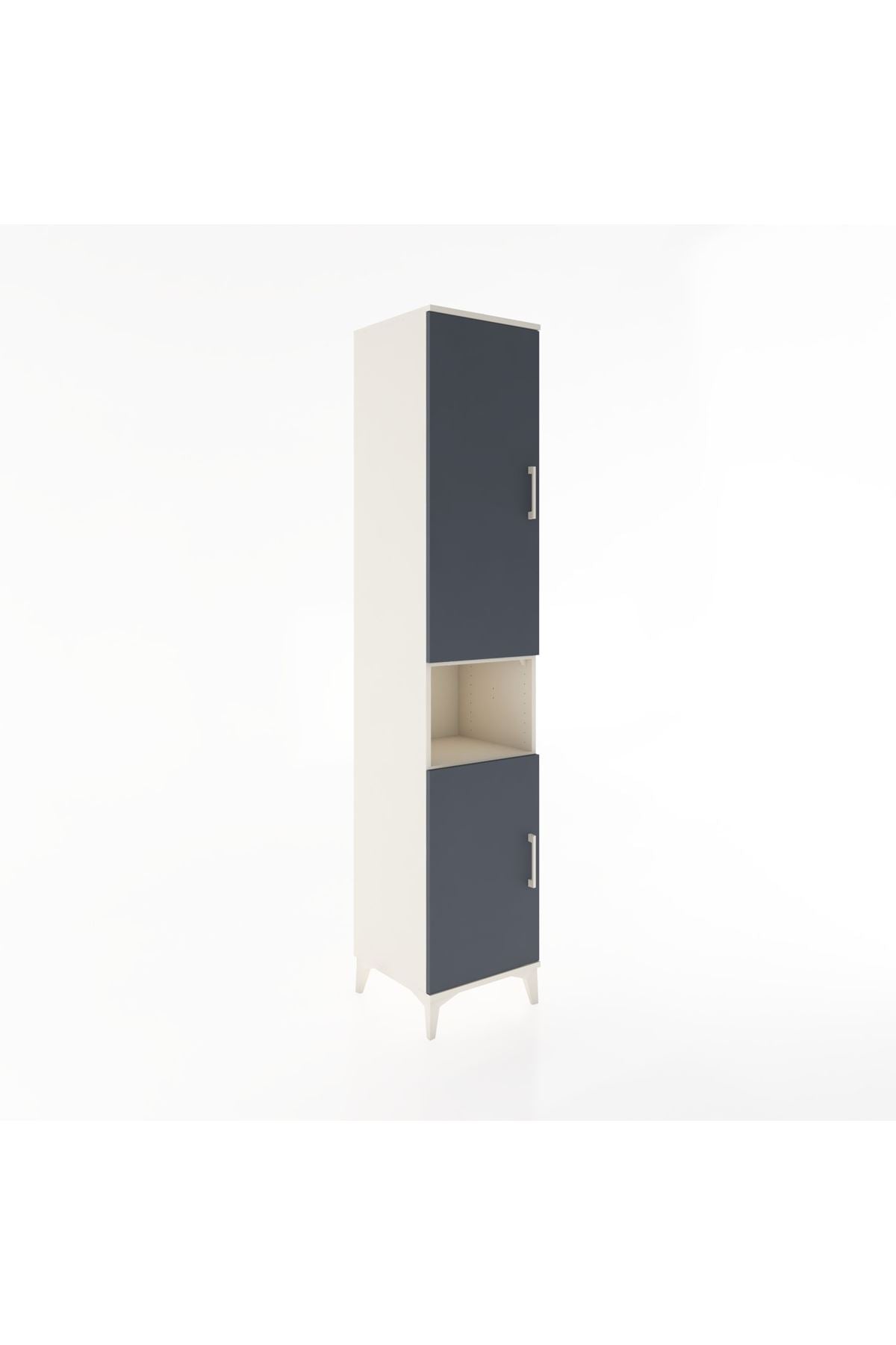 Hyperion Dolap 4 Raflı 2 Kapaklı Tek Askılı 44x44x221 - S61M207V2B