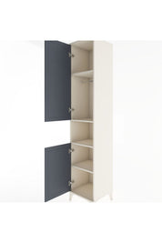 Hyperion Dolap 4 Raflı 2 Kapaklı Tek Askılı 44x44x221 - S61M207V2B
