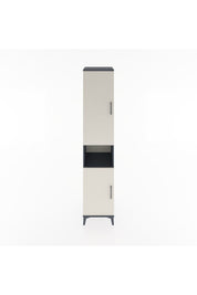 Hyperion Dolap 4 Raflı 2 Kapaklı Tek Askılı 44x44x221 - S61M207V4B
