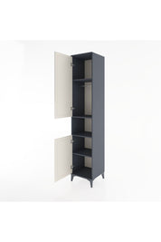 Hyperion Dolap 4 Raflı 2 Kapaklı Tek Askılı 44x44x221 - S61M207V4B