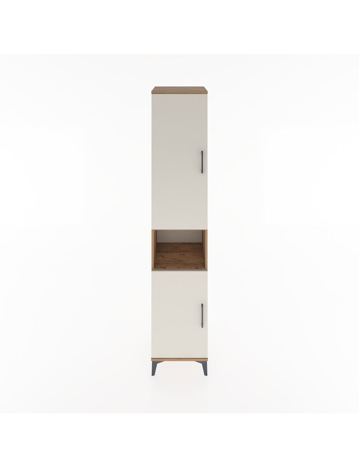 Hyperion Dolap 4 Raflı 2 Kapaklı Tek Askılı 44x44x221 - S61M207V7B