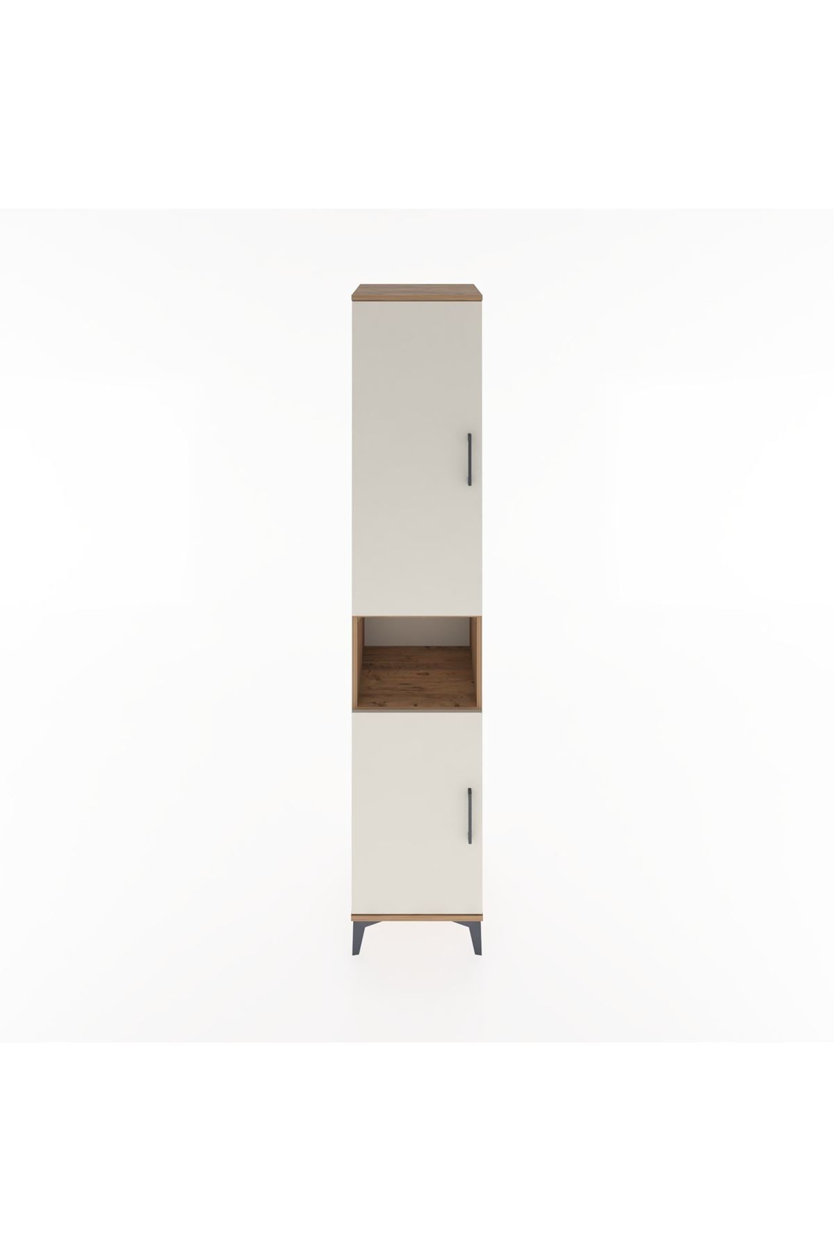 Hyperion Dolap 4 Raflı 2 Kapaklı Tek Askılı 44x44x221 - S61M207V7B
