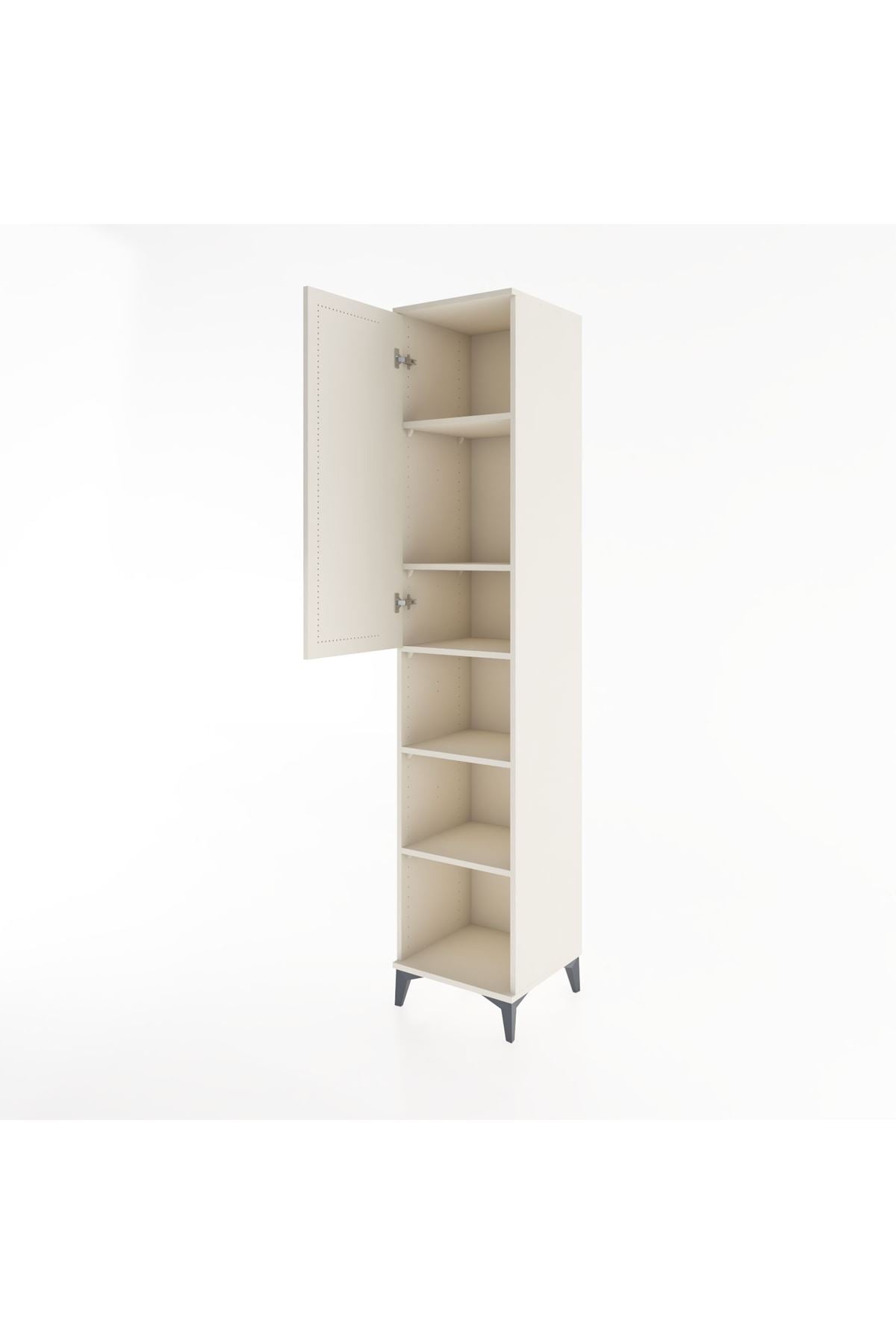 Hyperion Dolap 5 Raflı Tek Kapaklı 44x44x221 - S61M210V1B
