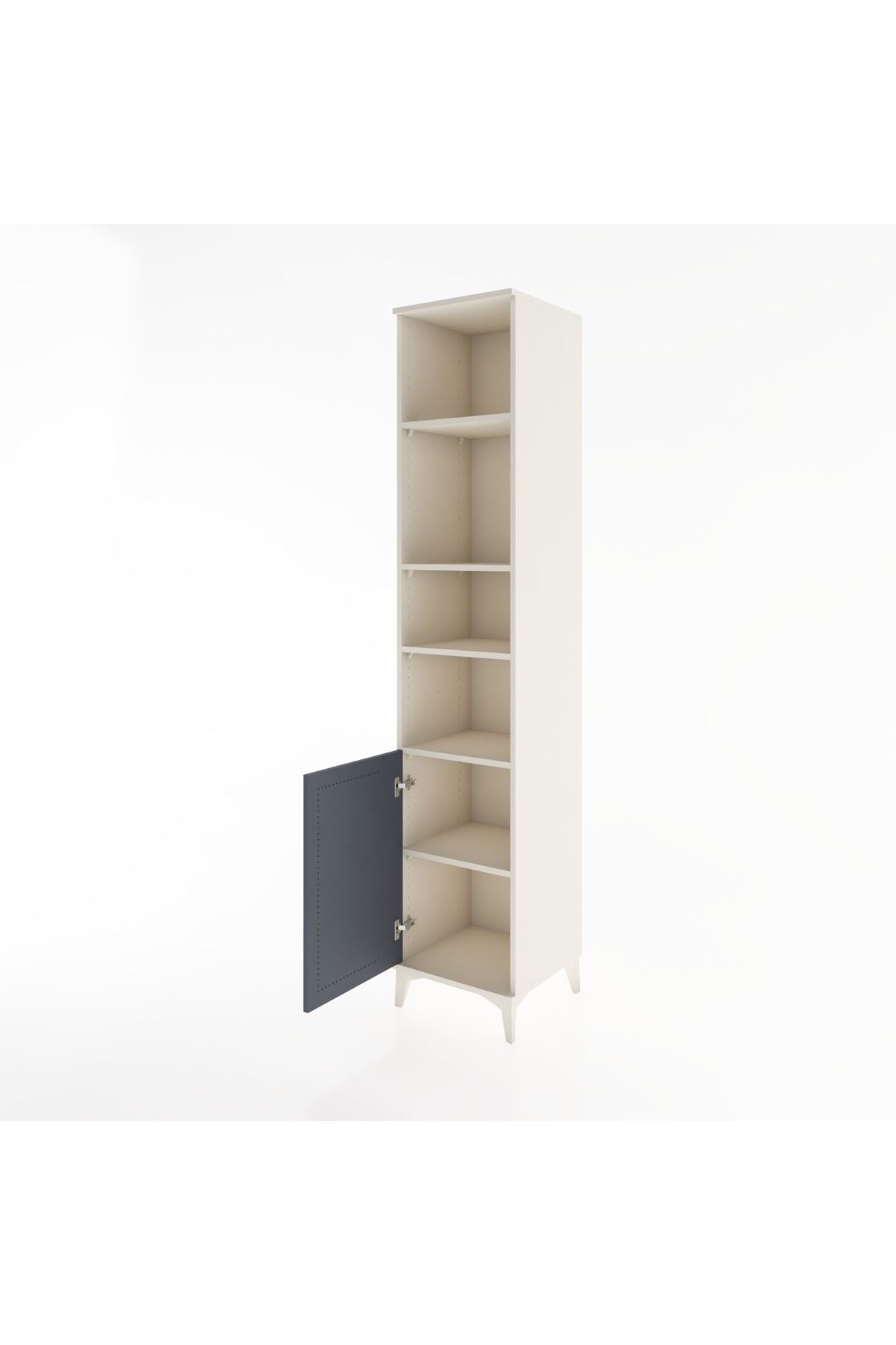 Hyperion Dolap 5 Raflı Tek Kapaklı 44x44x221 - S61M211V2B
