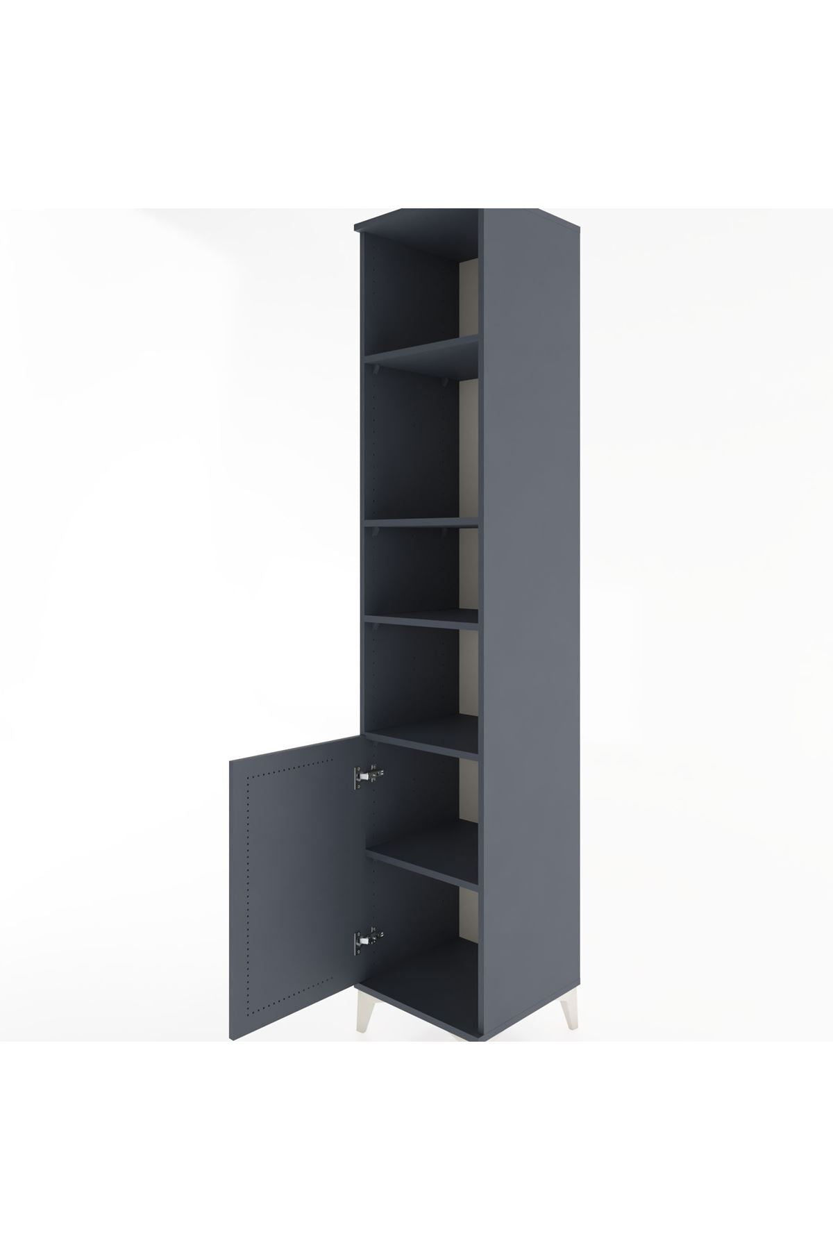 Hyperion Dolap 5 Raflı Tek Kapaklı 44x44x221 - S61M211V5B