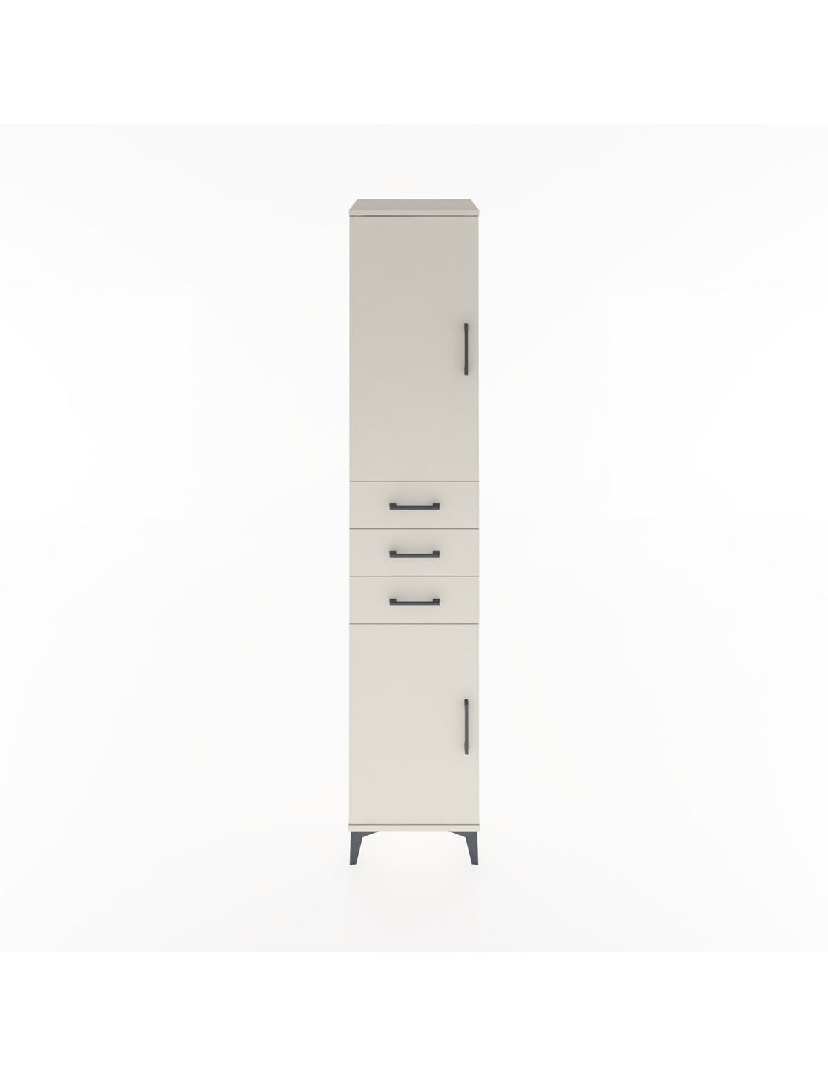 Hyperion Dolap 4 Raflı 3 Çekmeceli 2 Kapaklı 44x44x221 Aytaşı-Aytaşı