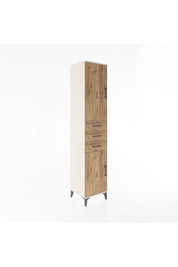 Hyperion Dolap 4 Raflı 3 Çekmeceli 2 Kapaklı 44x44x221 Aytaşı-Çam