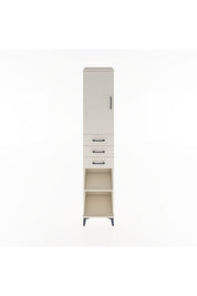 Hyperion Dolap 4 Raflı 3 Çekmeceli Tek Kapaklı 44x44x221 Aytaşı-Aytaşı