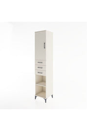 Hyperion Dolap 4 Raflı 3 Çekmeceli Tek Kapaklı 44x44x221 Aytaşı-Aytaşı