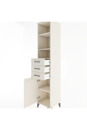 Hyperion Dolap 4 Raflı 3 Çekmeceli Tek Kapaklı 44x44x221 Aytaşı-Aytaşı