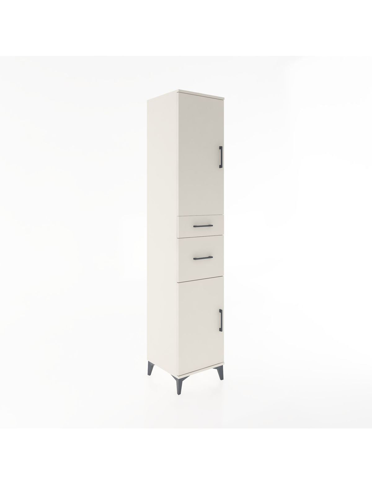 Hyperion Dolap 4 Raflı 2 Çekmeceli 2 Kapaklı 44x44x221 Aytaşı-Aytaşı