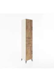 Hyperion Dolap 4 Raflı 2 Çekmeceli 2 Kapaklı 44x44x221 Aytaşı-Çam