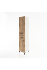 Hyperion Dolap 4 Raflı 2 Çekmeceli 2 Kapaklı 44x44x221 Aytaşı-Çam