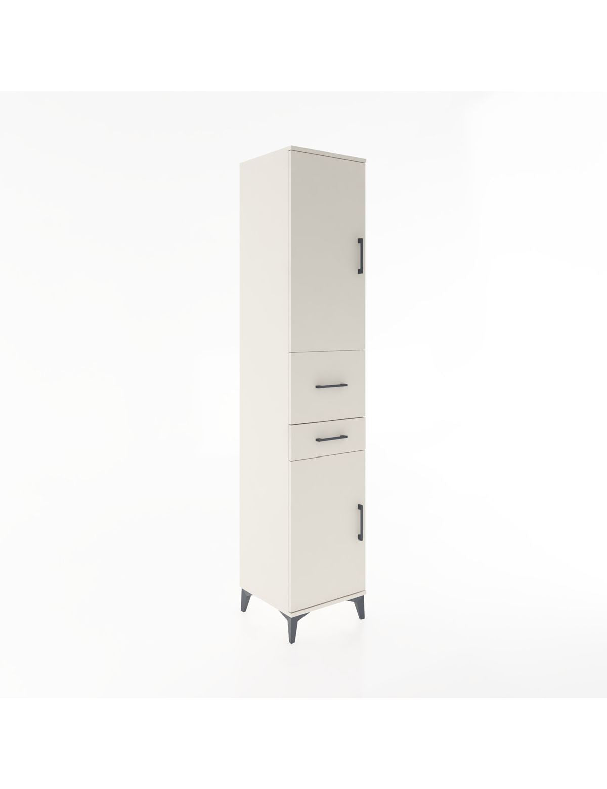 Hyperion Dolap 4 Raflı 2 Çekmeceli 2 Kapaklı 44x44x221 Aytaşı-Aytaşı