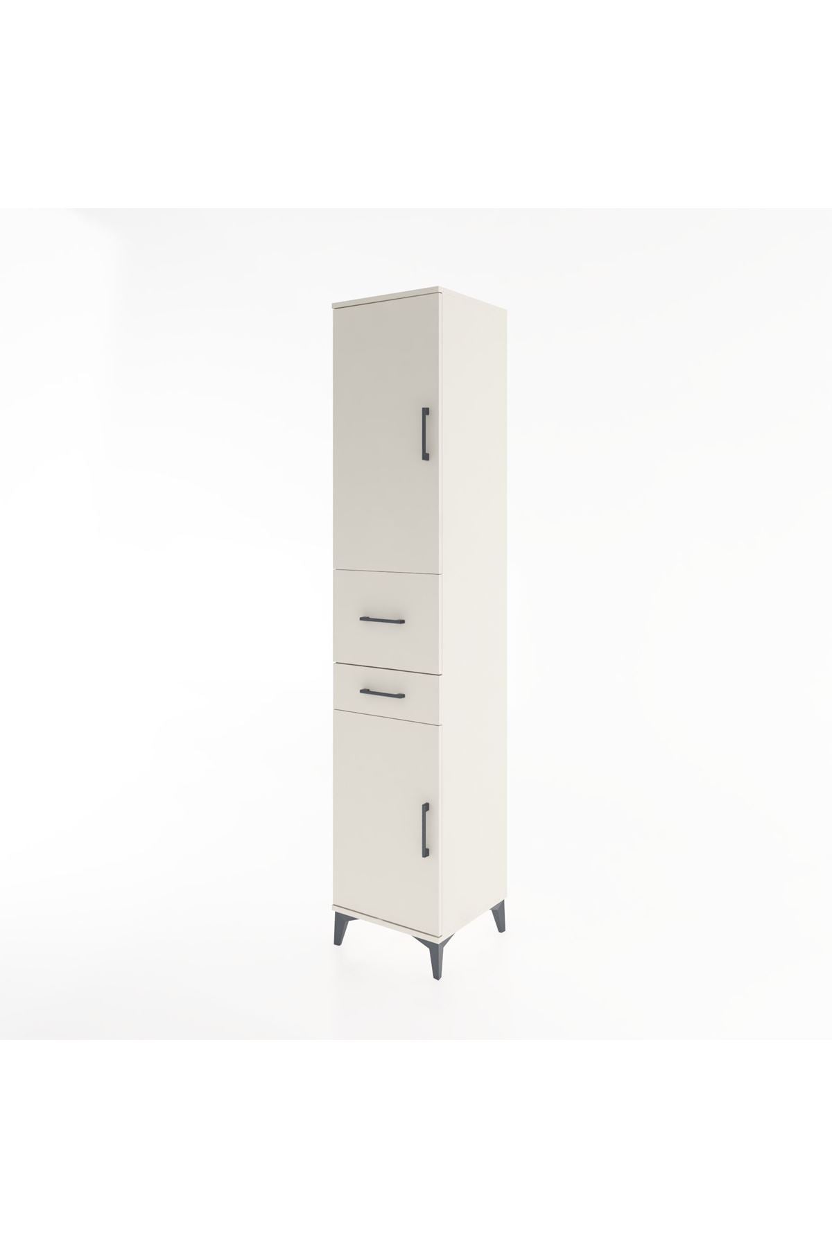 Hyperion Dolap 4 Raflı 2 Çekmeceli 2 Kapaklı 44x44x221 Aytaşı-Aytaşı
