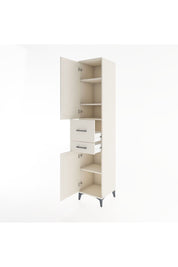 Hyperion Dolap 4 Raflı 2 Çekmeceli 2 Kapaklı 44x44x221 Aytaşı-Aytaşı