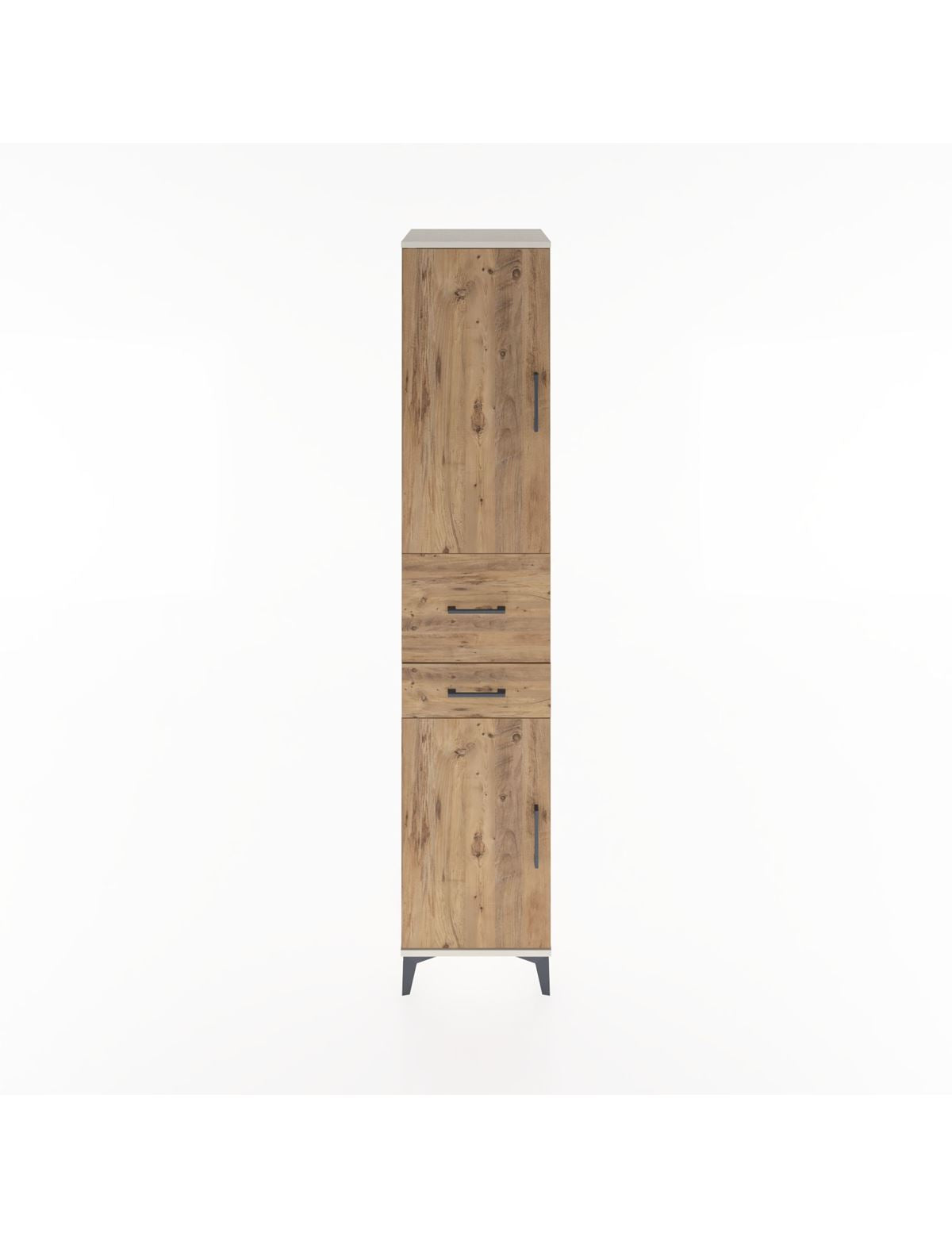 Hyperion Dolap 4 Raflı 2 Çekmeceli 2 Kapaklı 44x44x221 Aytaşı-Çam