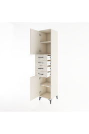 Hyperion Dolap 3 Raflı 4 Çekmeceli 2 Kapaklı 44x44x221 Aytaşı-Aytaşı