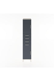 Hyperion Dolap 3 Raflı 4 Çekmeceli 2 Kapaklı 44x44x221 Aytaşı-Antrasit