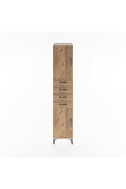 Hyperion Dolap 3 Raflı 4 Çekmeceli 2 Kapaklı 44x44x221 Aytaşı-Çam