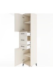 Hyperion Dolap 3 Raflı 3 Çekmeceli 2 Kapaklı 44x44x221 Aytaşı-Aytaşı