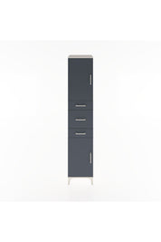 Hyperion Dolap 3 Raflı 3 Çekmeceli 2 Kapaklı 44x44x221 Aytaşı-Antrasit