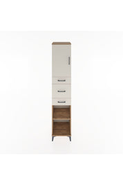 Hyperion Dolap 3 Raflı 3 Çekmeceli Tek Kapaklı 44x44x221 Çam-Aytaşı