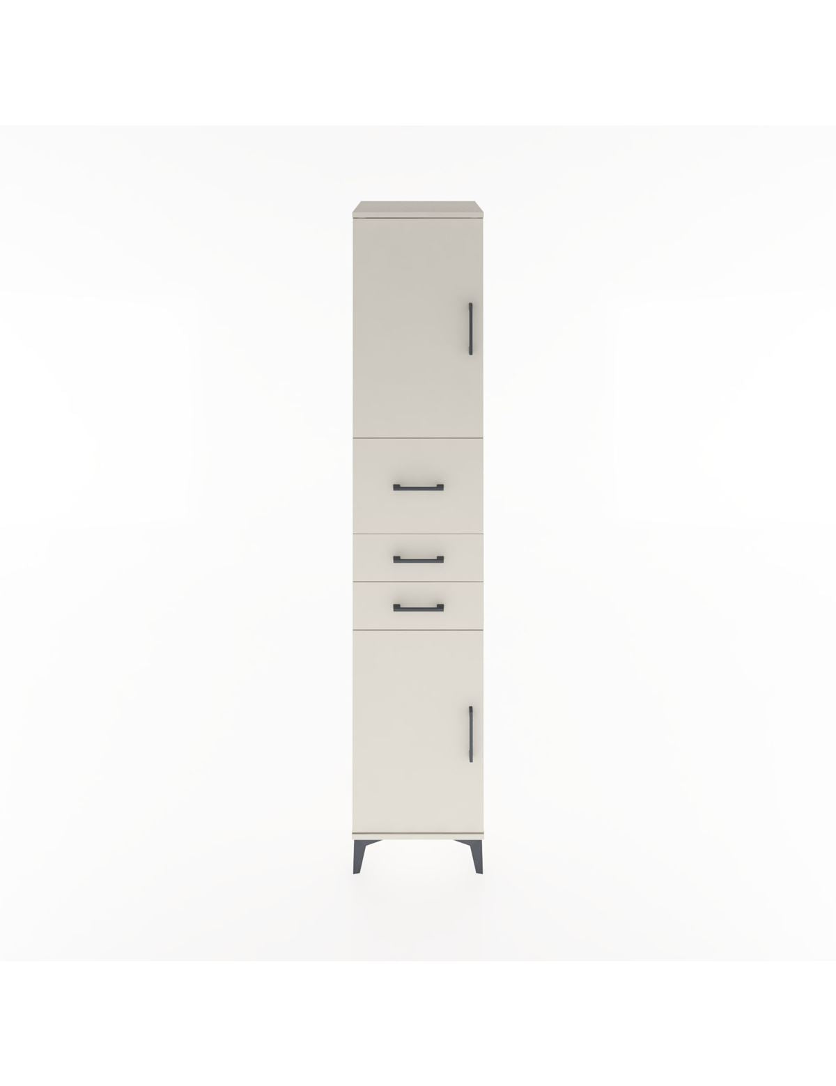 Hyperion Dolap 3 Raflı 3 Çekmeceli 2 Kapaklı 44x44x221 Aytaşı-Aytaşı