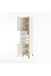 Hyperion Dolap 3 Raflı 3 Çekmeceli 2 Kapaklı 44x44x221 Aytaşı-Aytaşı