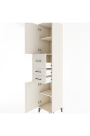 Hyperion Dolap 3 Raflı 3 Çekmeceli 2 Kapaklı 44x44x221 Aytaşı-Aytaşı