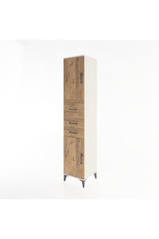 Hyperion Dolap 3 Raflı 3 Çekmeceli 2 Kapaklı 44x44x221 Aytaşı-Çam