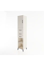 Hyperion Dolap 3 Raflı 3 Çekmeceli Tek Kapaklı 44x44x221 Aytaşı-Aytaşı