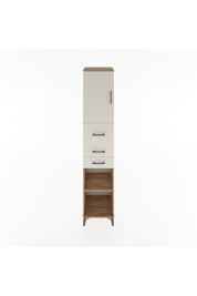 Hyperion Dolap 3 Raflı 3 Çekmeceli Tek Kapaklı 44x44x221 Çam-Aytaşı