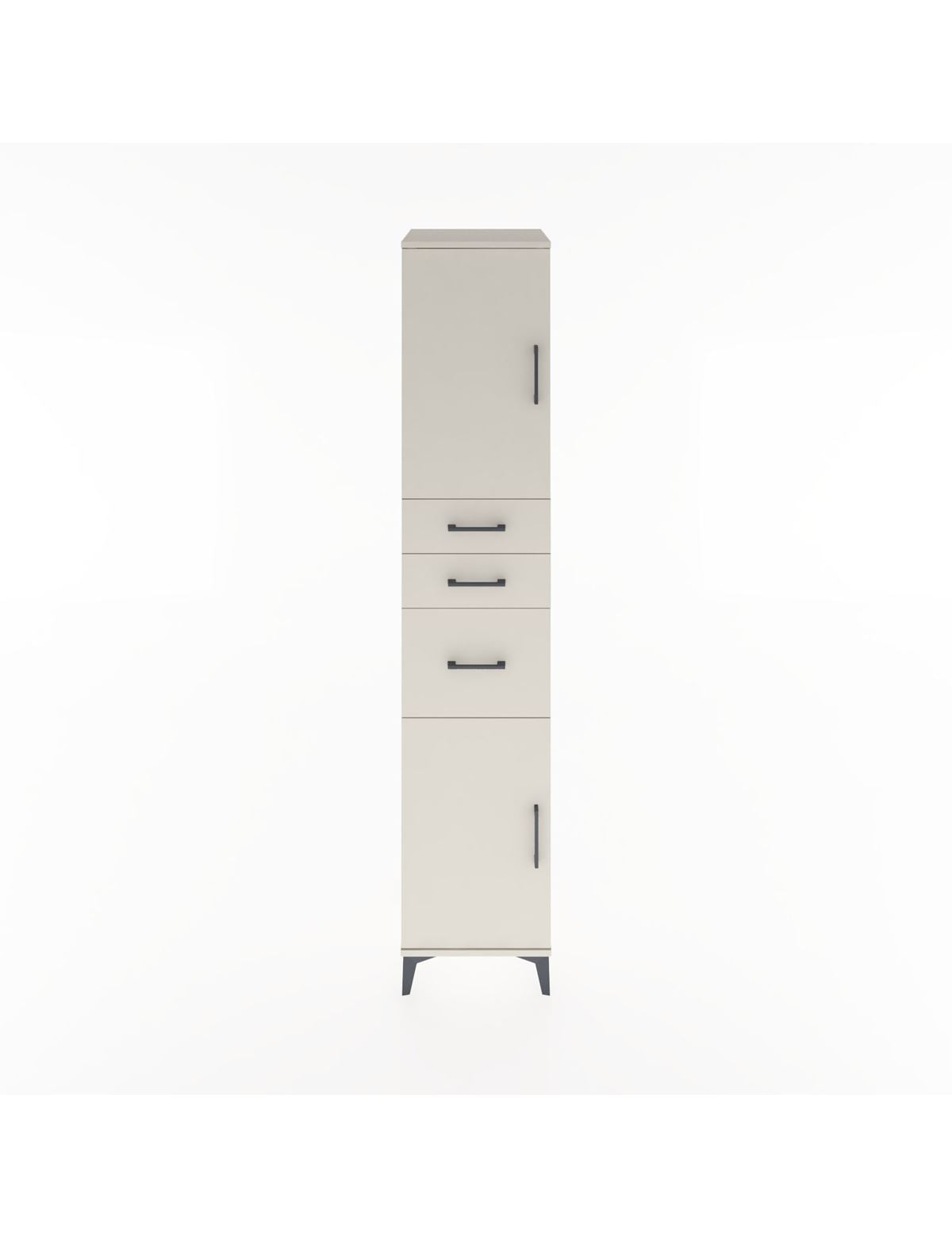 Hyperion Dolap 3 Raflı 3 Çekmeceli 2 Kapaklı 44x44x221 Aytaşı-Aytaşı