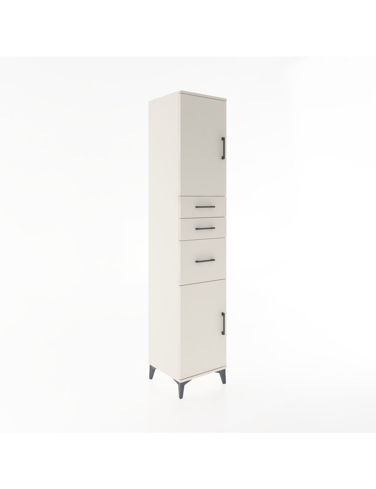 Hyperion Dolap 3 Raflı 3 Çekmeceli 2 Kapaklı 44x44x221 Aytaşı-Aytaşı