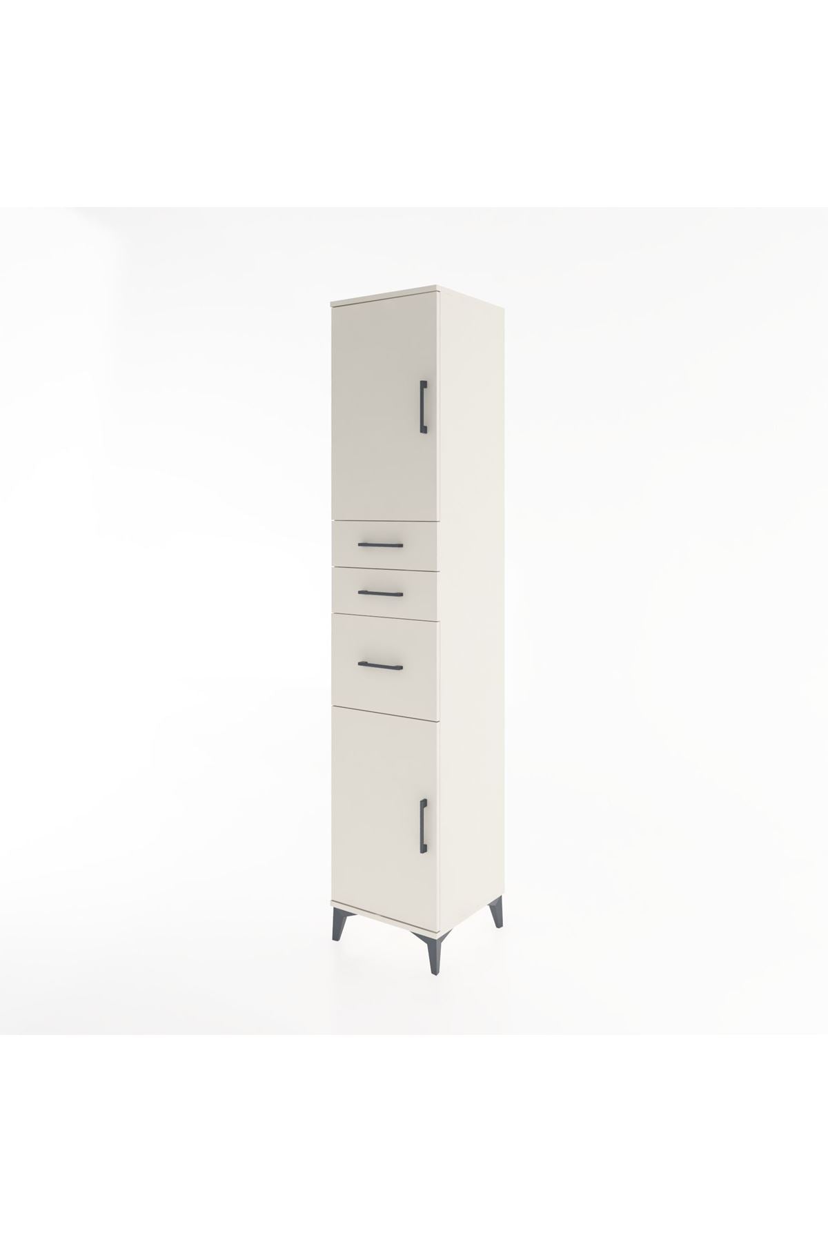 Hyperion Dolap 3 Raflı 3 Çekmeceli 2 Kapaklı 44x44x221 Aytaşı-Aytaşı