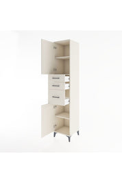 Hyperion Dolap 3 Raflı 3 Çekmeceli 2 Kapaklı 44x44x221 Aytaşı-Aytaşı